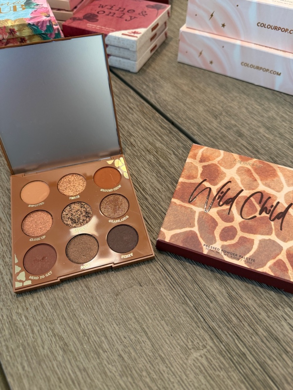 ColourPop Wild Child Eyeshadow Palette — Brown, Gold & Tan Tones